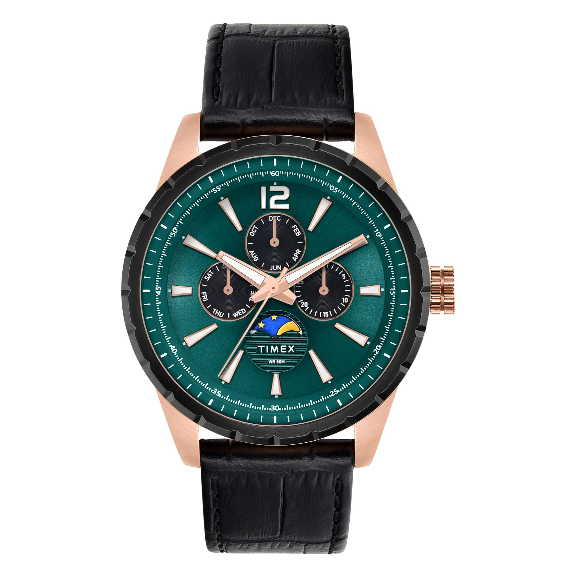 timex Green Round Dial Analog Men's Watch - TWEG28500-picture-25