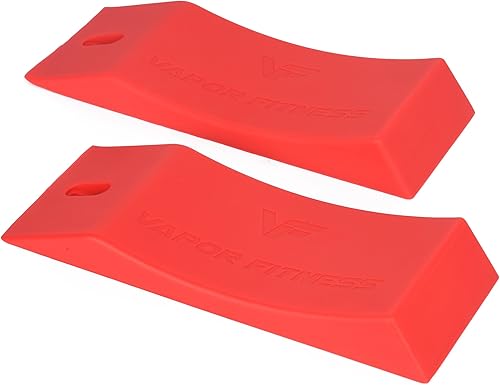 Cuña de peso muerto más ancha para levantamiento de pesas (paquete de 2) alternativa a Jack de peso muerto con barras, cuña de elevación muerta para