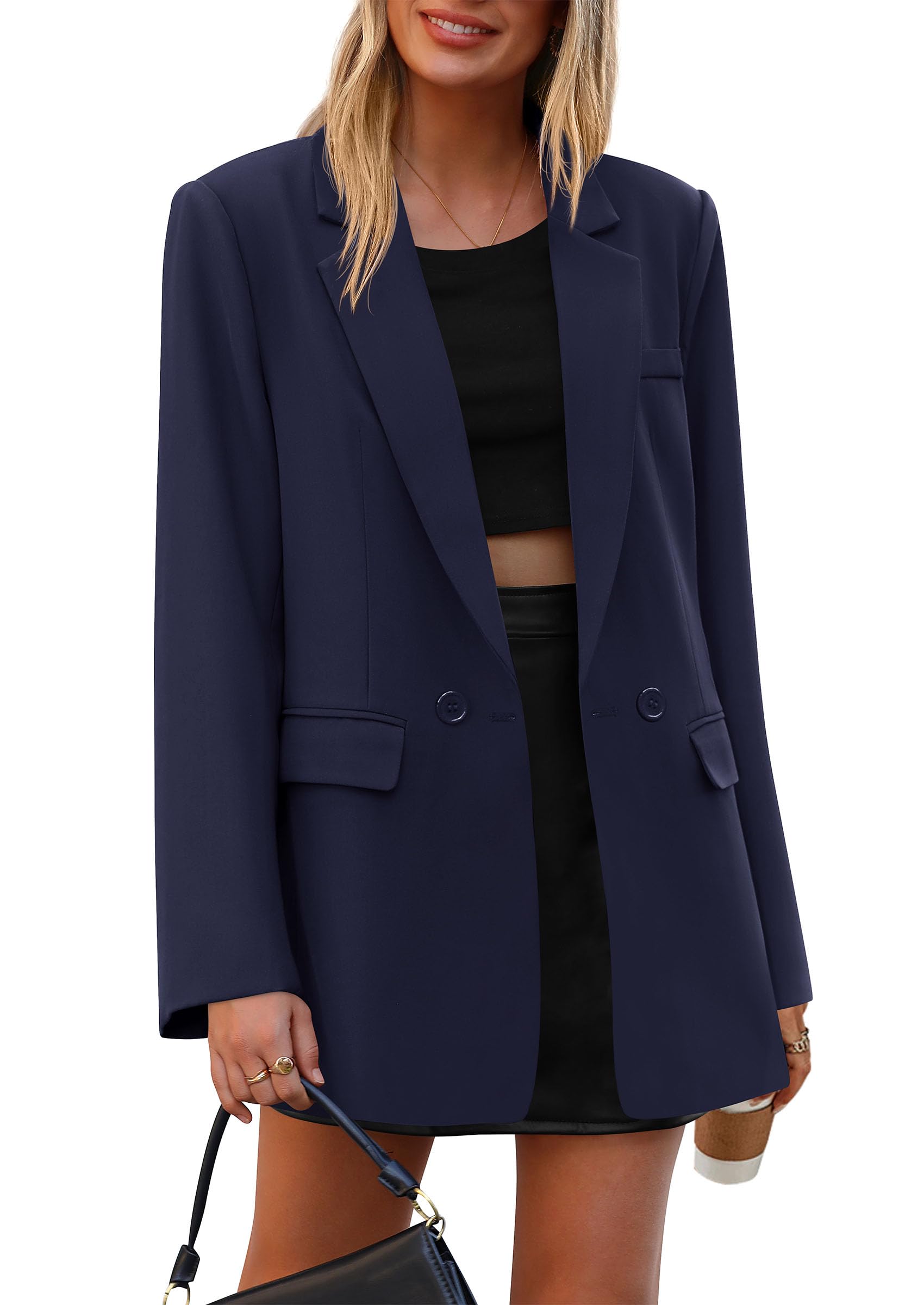 prettygarden Fall 2026 Blazers for Women Business Casual Long Sleeve Lapel Pockets Spring Winter Jackets Work Office Clothes-picture-38