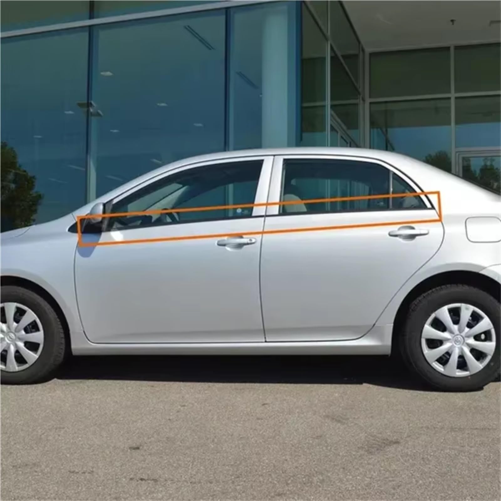 Guarnizione Per Finestrini Auto Per Toyota Per Corolla 2009-2012 | Guarnizione per finestrino Nastro sigillante per tettuccio apribile con striscia di vetro sigillato per finestrini laterali