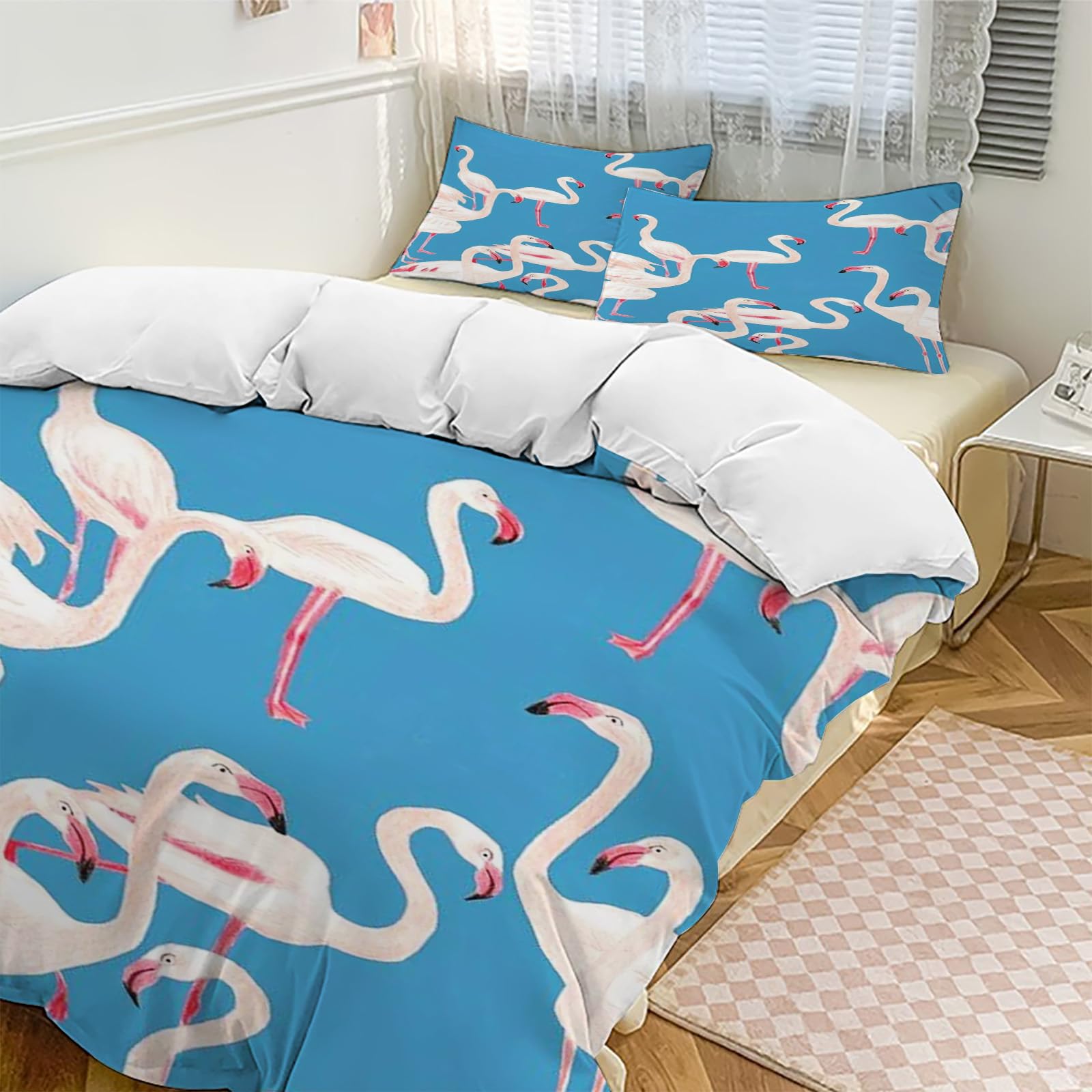 Housse de couette oie mignonne literie douce pour des nuits de douceur