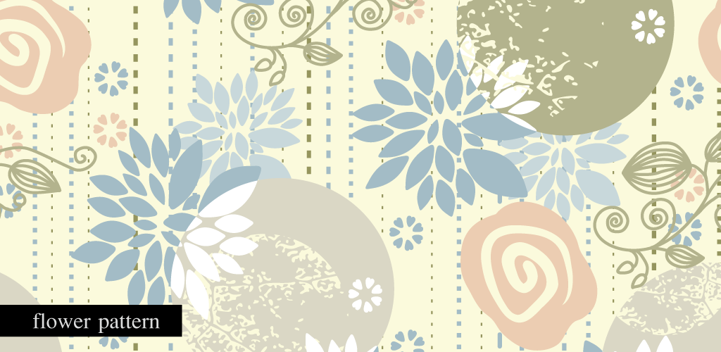 レトロ花柄模様壁紙 スマホ待ち受け壁紙 Amazon Co Jp Appstore For Android