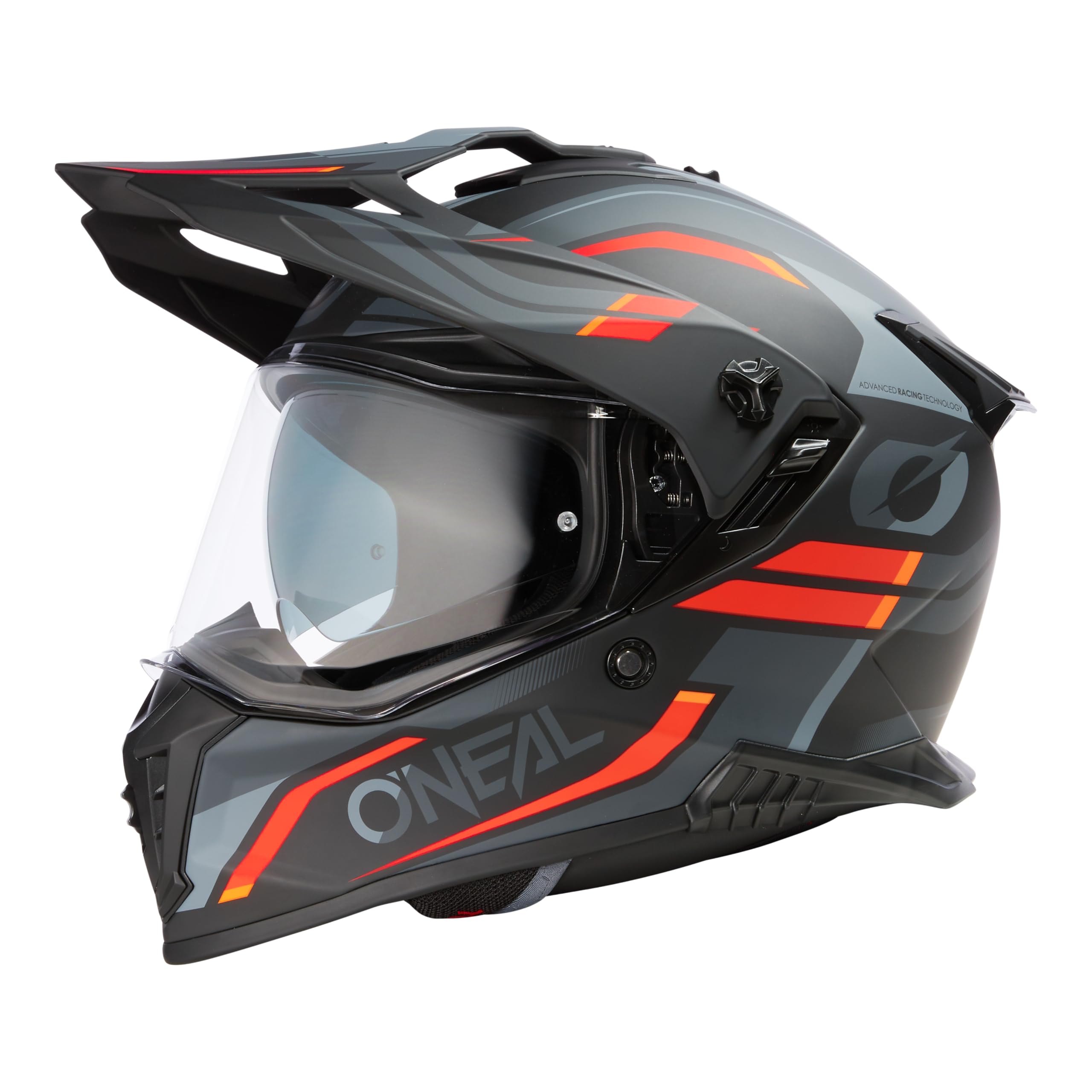 O'NEAL A-SRS Helm Spike Schwarz/Grau/Rot S (55/56 cm)