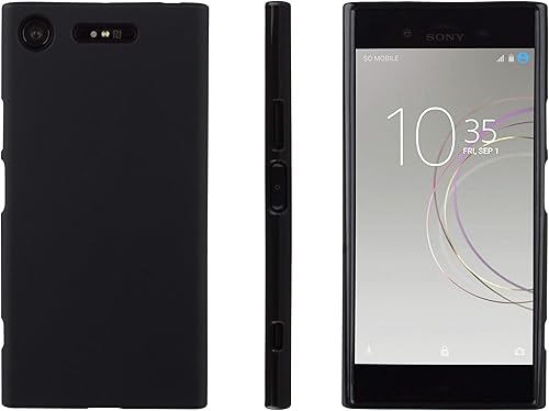 Xcessor Vapour - Carcasa flexible de TPU para Sony Xperia XZ1 color negro