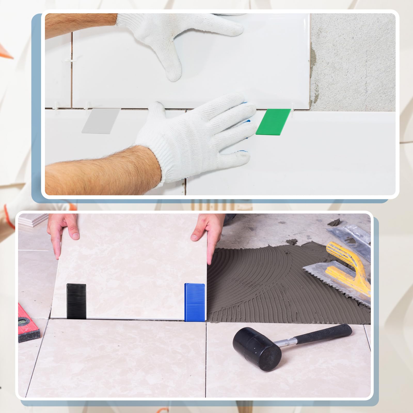 Konohan 600 Pcs Tile Shims - Level & Align Tiles -5