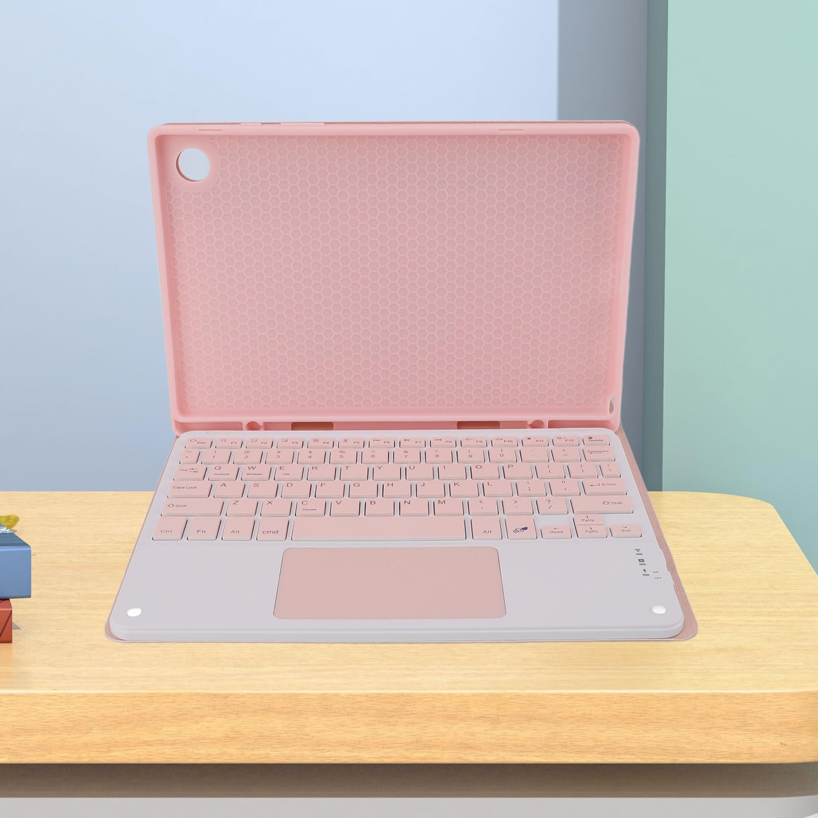 Focket Funda con Teclado para Tab A8 10.5 Pulgadas, Teclado inalámbrico Desmontable, Funda Protectora de TPU con Teclado y ratón para Tab A8 X200 X205 10.5 Tablet