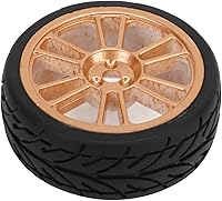 Vista 9 de Alomejor Juego de 2 neumáticos y llantas de coche RC de alto rendimiento para carreras 116 S16 EX16