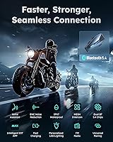 Vista 2 de S1 Casco Bluetooth para Motocicleta, Sistema de Comunicación de Malla, Control de Voz Inteligente/Cancelación de Ruido/Impermeable/Actualización