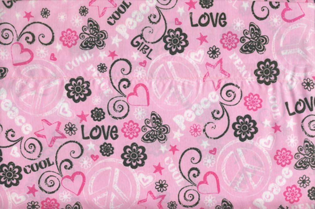 Pink Twin Sheet Set Girls Sheets Butterflies Love Cool