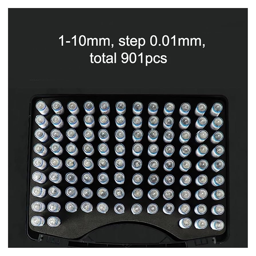 Buy 0.30 10.00mm Step 0.1mm Steel Pin Gauge Pin Measure Gauge Smooth Plug Gauge