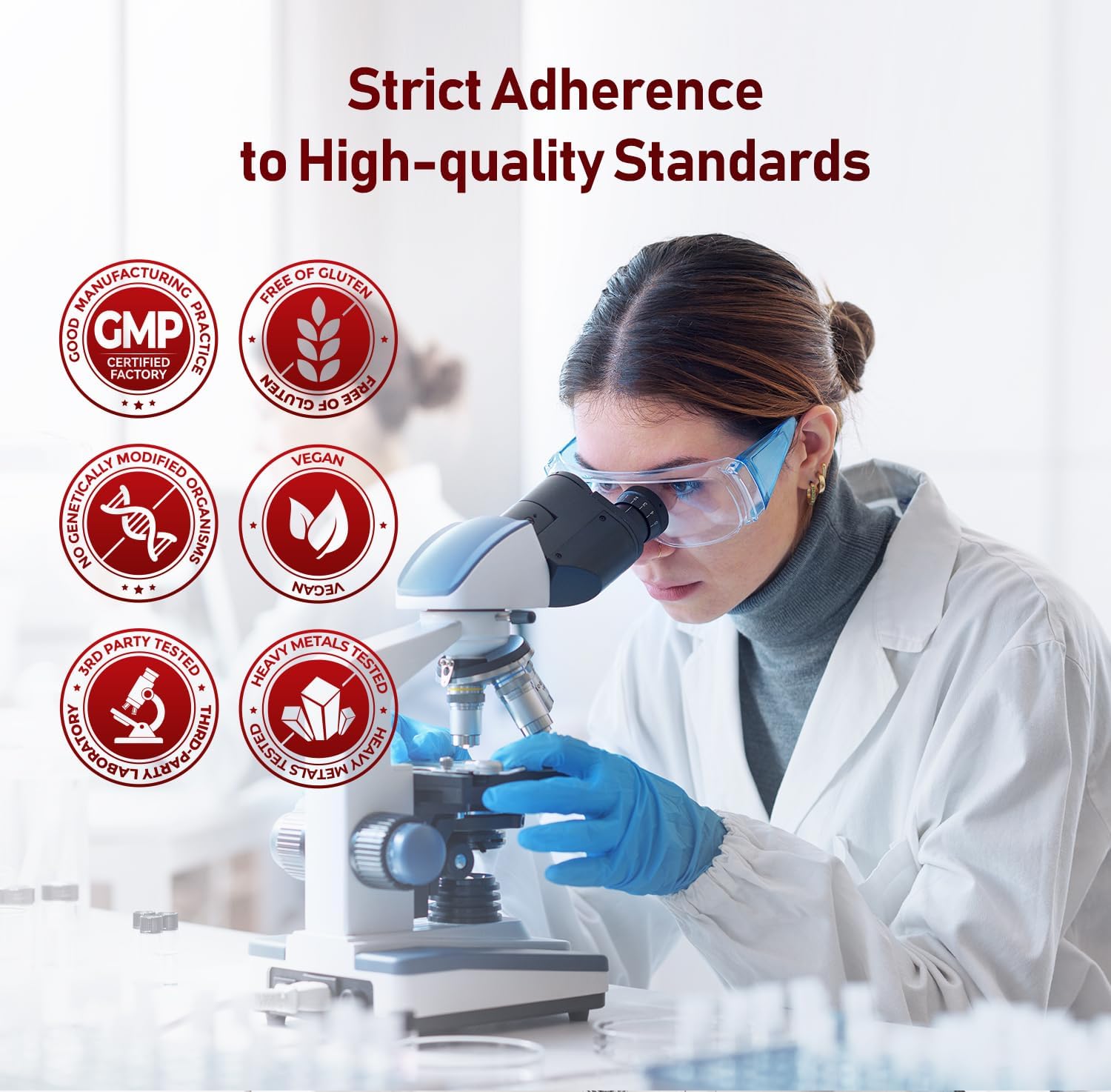 Berberine with Ceylon Cinnamon, 800mg Advanced 4-in-1 Synergy Berberine Supplement, Multi-Targeted Berberine Complex Support Blood Sugar, Cholesterol Health & Immune*, Gluten-Free, Non-GMO & Vegan - Image 7