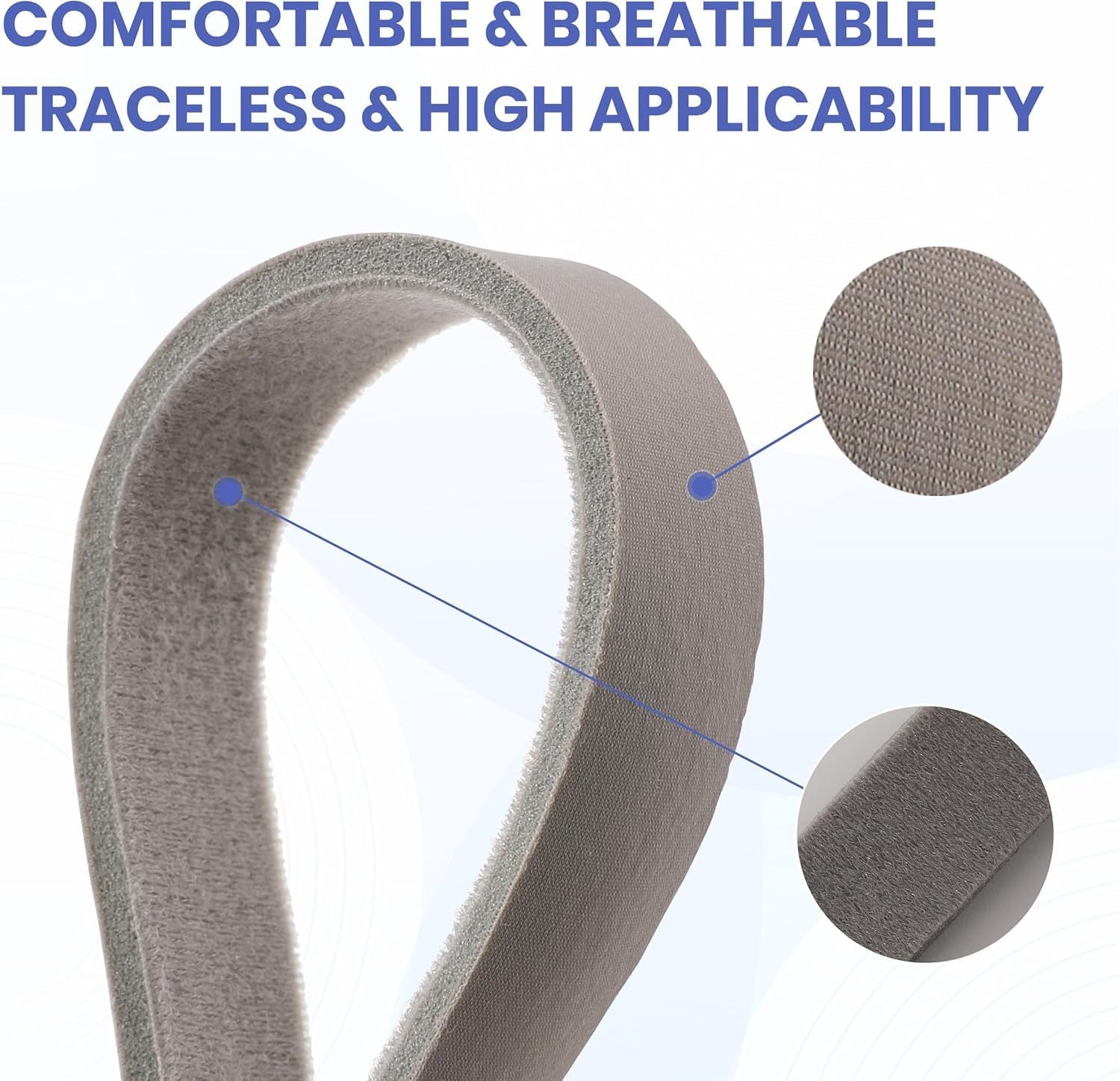 3 Pack N20 Medium Size Replacement Headgear Straps Compatible with AirFit AirTouch N20, Supplies Straps Magnetic Clips Included - Image 5