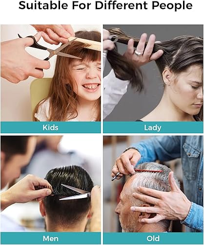 Miniatura 6 de Capa de peluquería de muñeco de nieve de invierno, capa de corte de pelo para mujeres, hombres, niños, adultos, capa de corte de pelo con cuello