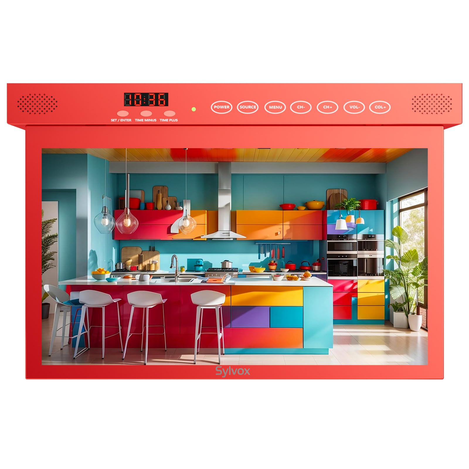 scaffalatore tv tilt 15,6 polz red android fhd