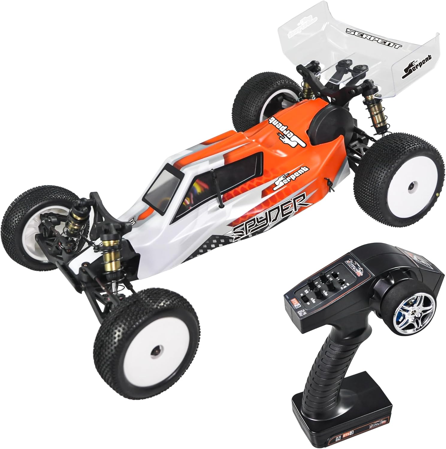 Serpent RTR 1/10 Off Road 2WD Buggy, High Speed, Long Life, Optional, High-Performance Off-Road RC Buggy RTR, Battery and Charger Excluded (SRX-2 MM)