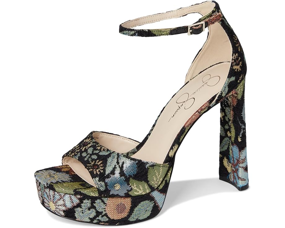 Jessica Simpson Telxia Ankle Strap Platform Sandals - Front View