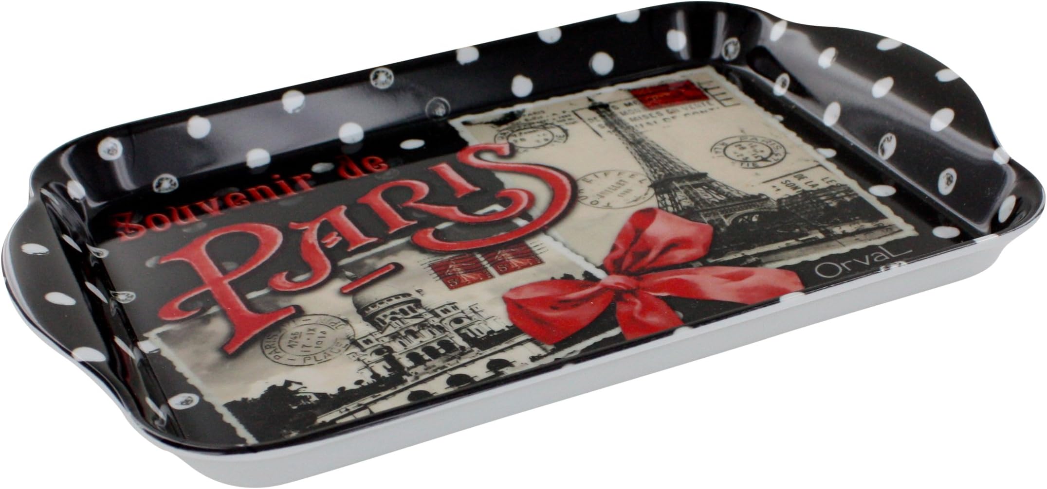 French Serving Tray - Souvenir De Paris France - 8 1/2" X 5 1/2 "