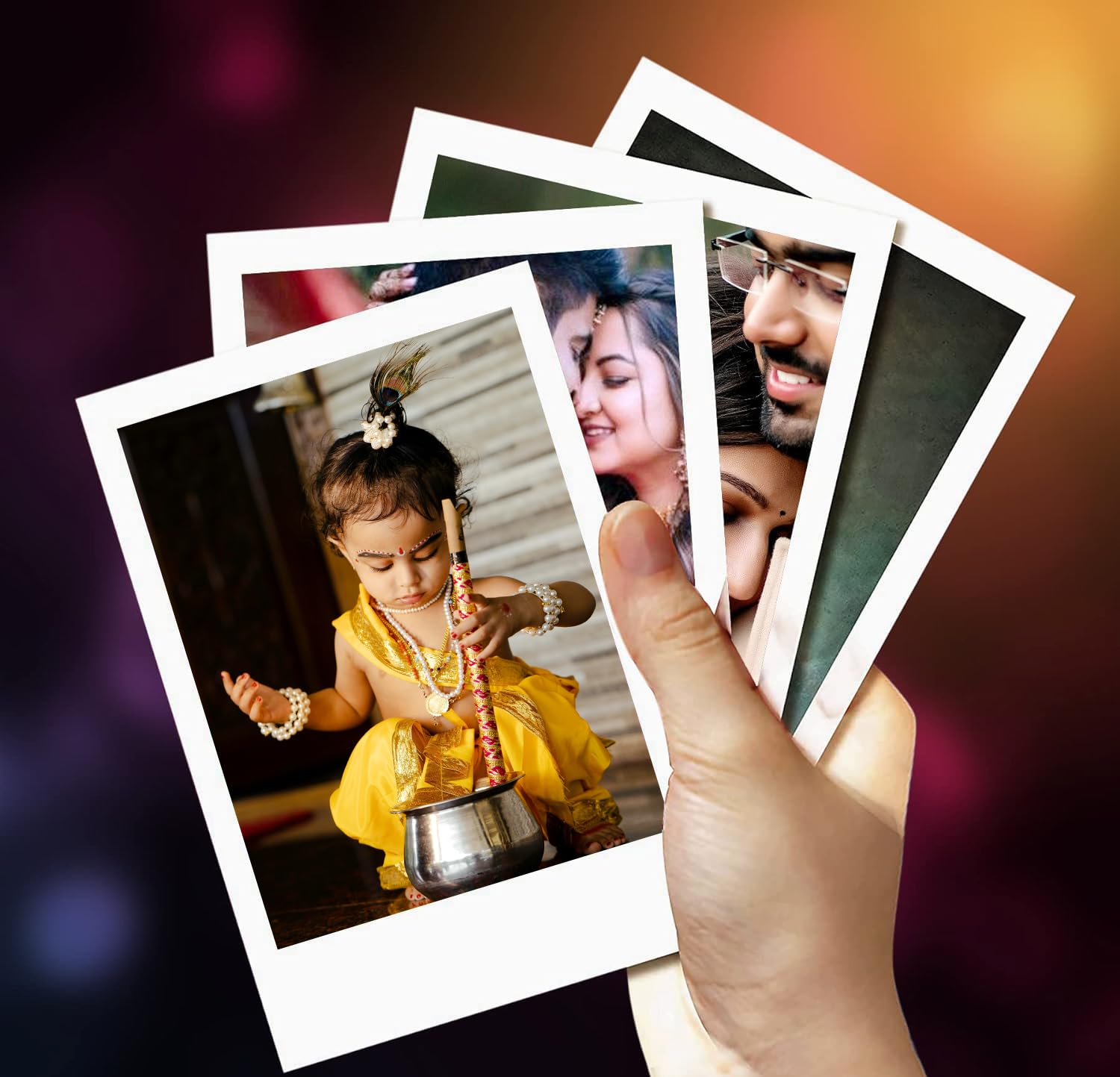 Polaroidas Photos for walls decoration CUSTOMISED (PACK OF 10) hanging (10) (B0D1G9P4R4) Amazon Price History, Amazon Price Tracker