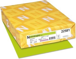 Neenah Paper 22581 Color Paper, 24lb, 8 1/2 x 11, Terra Green, 500 Sheets (WAU22581)