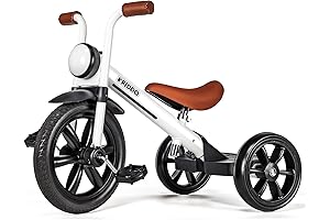 Perfect Tricycle for 4-Year-Old Boys: KRIDDO's Puncture-Free, Height-Adjustable Ride