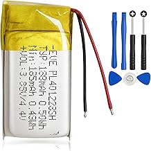 ELLENNE - Compatible Battery for Xiaomi Mi Band 3/4 / 5/6 | PL401223GH 131 mAh with Disassembly Kit Included