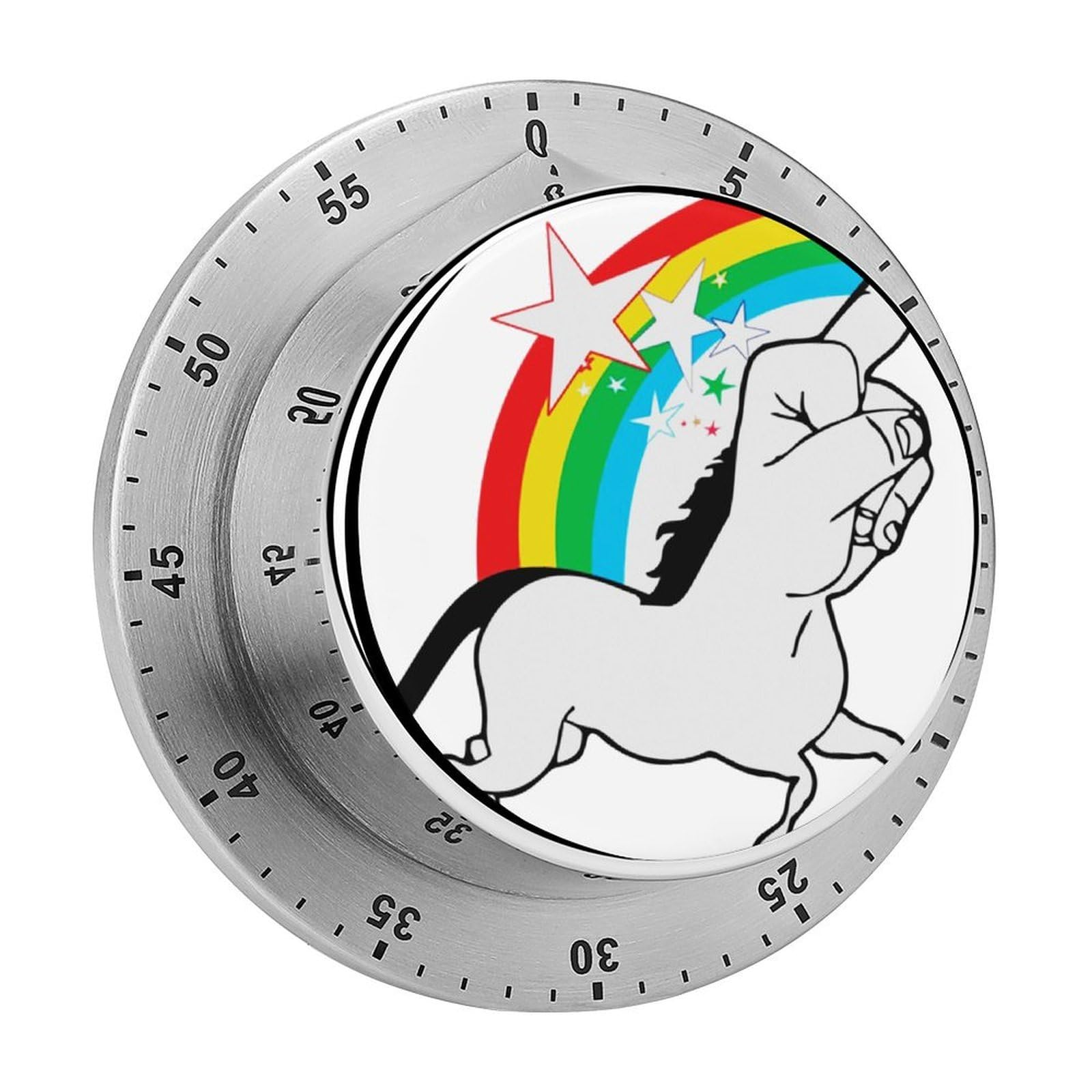 Middle FingerUnicorn Mechanical Rotary Timer, Used for Daily Timing