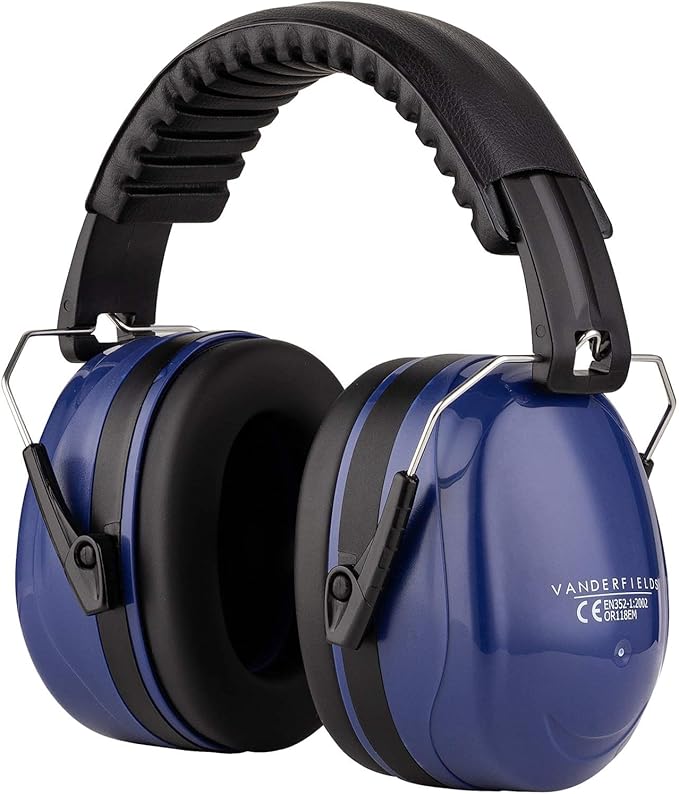 Vanderfields Ear Defenders Adults Protection Passive Noise Cancelling