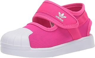 Infant Superstar 360 Sandal, Shock Pink/White/White, 8.5K