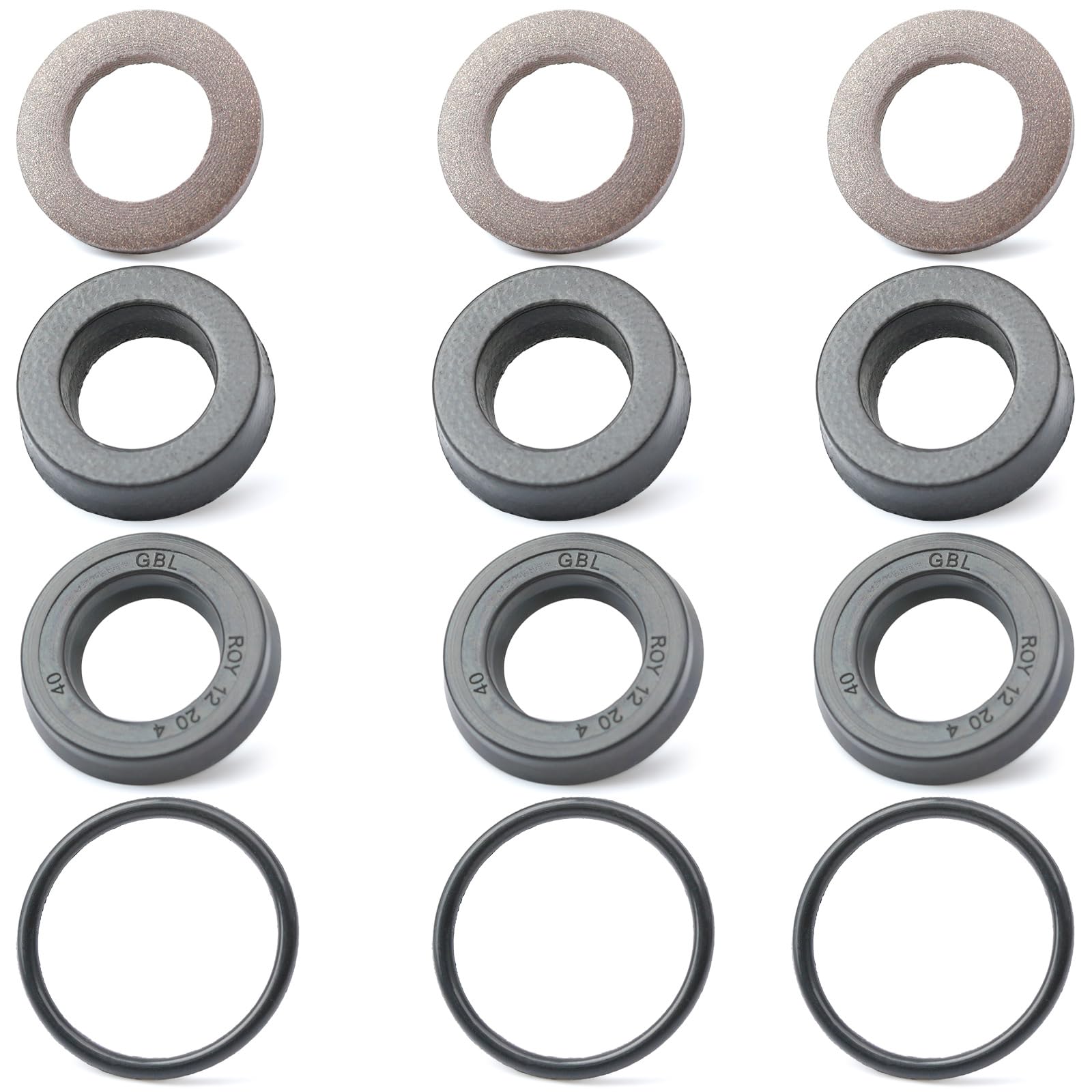 7105742 - Kit de sellado de bomba de limpieza de baja y alta presión, 12 piezas, repuesto para Simpson para AAA 530001 530002 530008 530009 530016 530028 530030 90036 90037