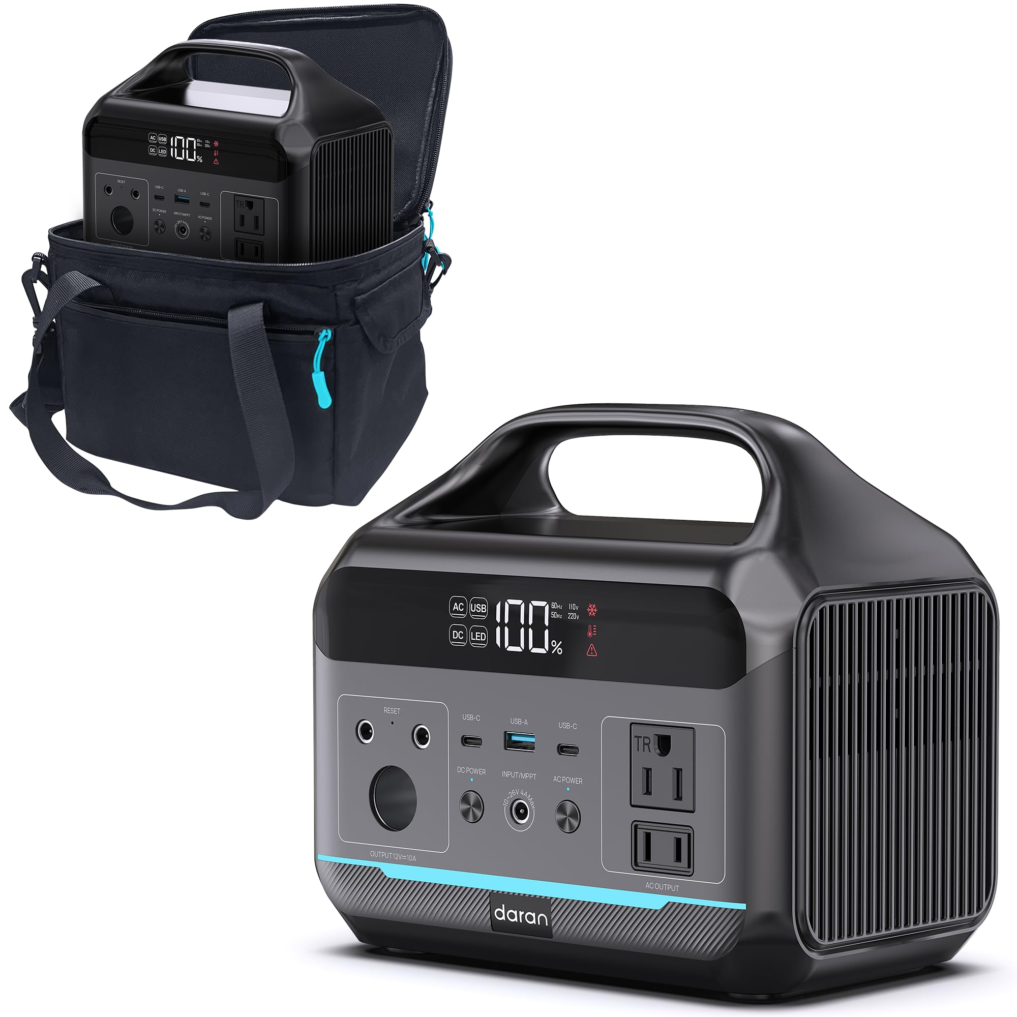 Amazon.com: Portable Power Station 288Wh LiFePO4 Battery, 600W