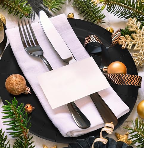 Miniatura 4 de SietDESEO 50 platos de auto de carreras de 9 pulgadas, platos de papel a cuadros blancos y negros para fiestas temáticas de carreras, cumpleaños,