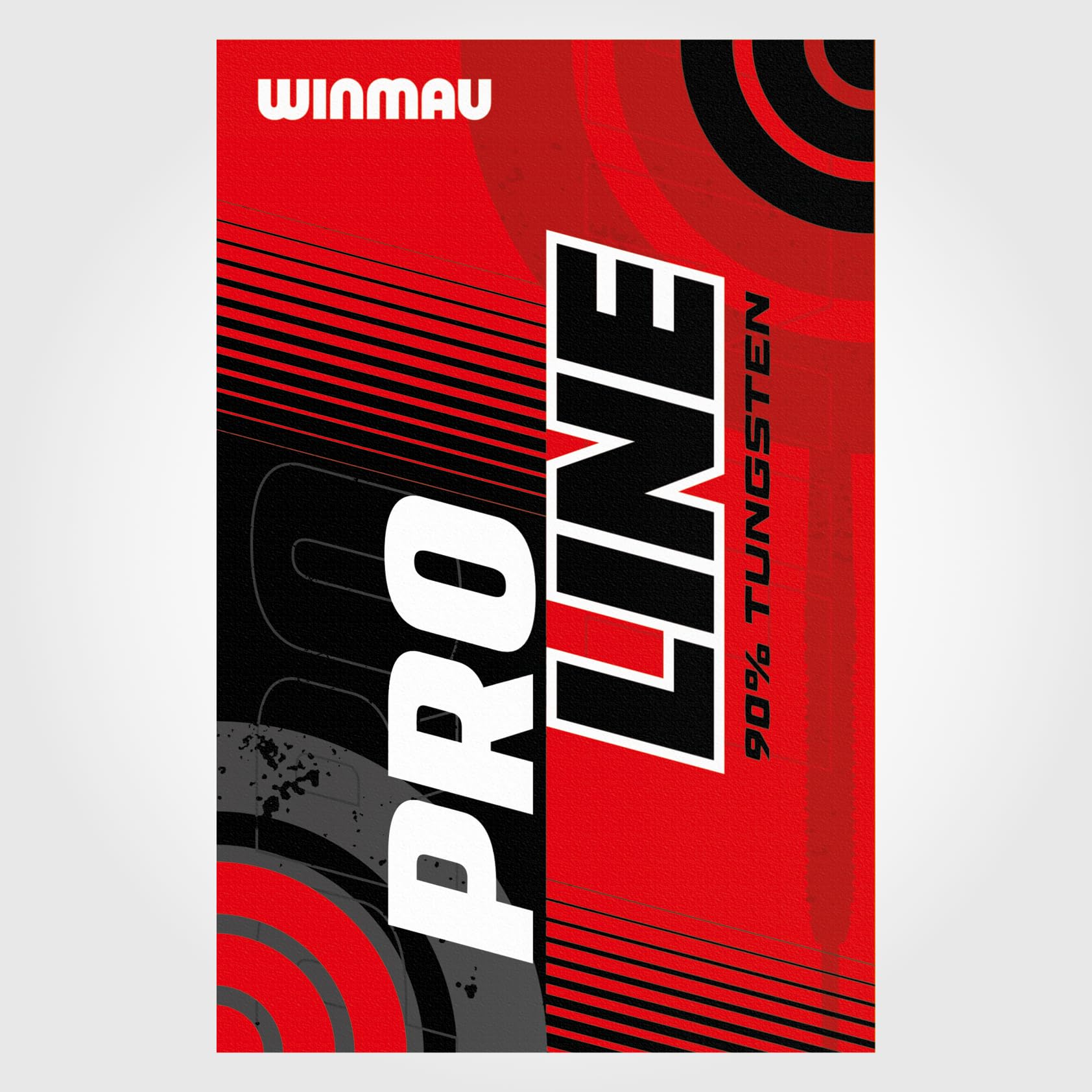 WINMAU PRO-Line – Freccette con Punta in Acciaio al tungsteno – Rivestimento Onyx – Ringed