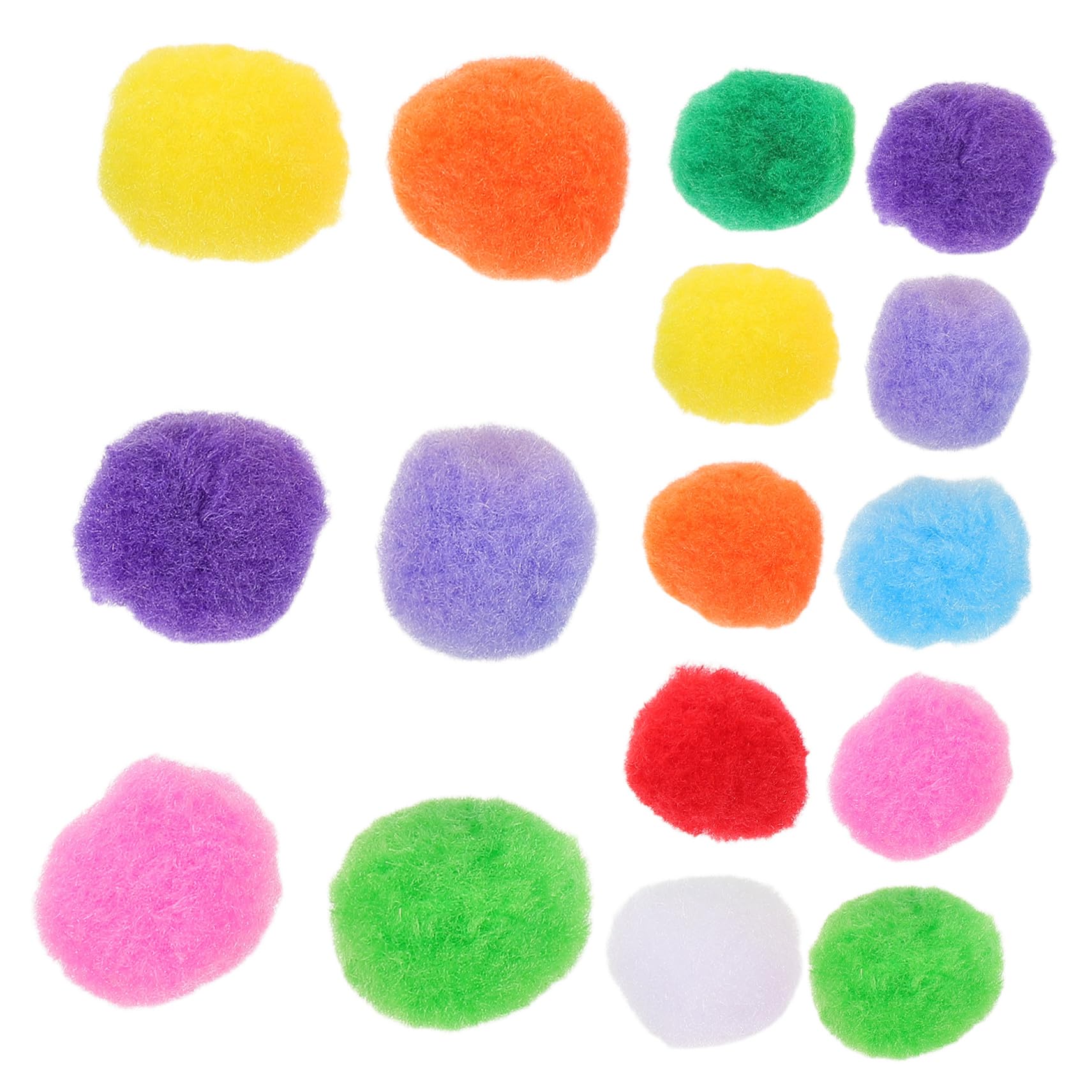 Pompon Decorativi 1000 Pezzi 3cm Soffici in Peluche