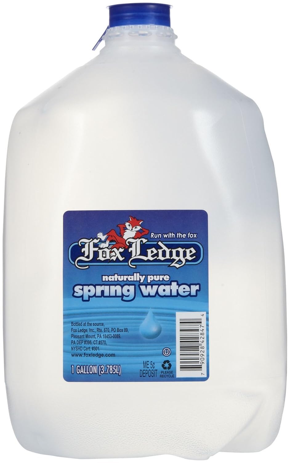 Amazon.com : FOX LEDGE SPRING WATER Water Spring, 128 FZ : Grocery ...