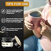 Vista 4 de Shilajit Pure Himalayan Organic-600mg Himalayan Shilajit Resin with Fulvic Acid and 85+ Trace Minerals Complex-High Potency for Energy-Immune