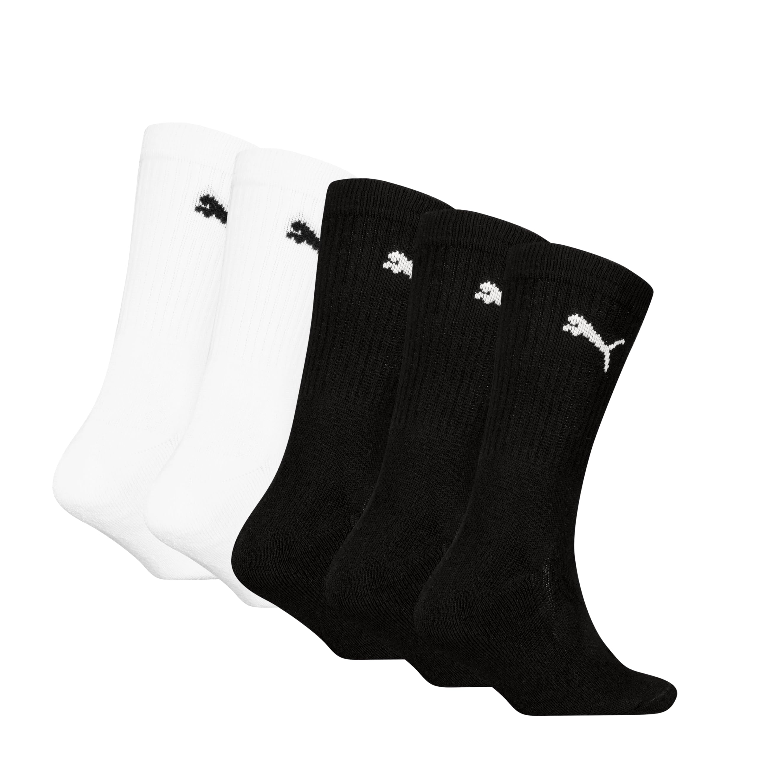 PUMA Crew Calzini Unisex - Bambini e ragazzi (Pacco da 5)