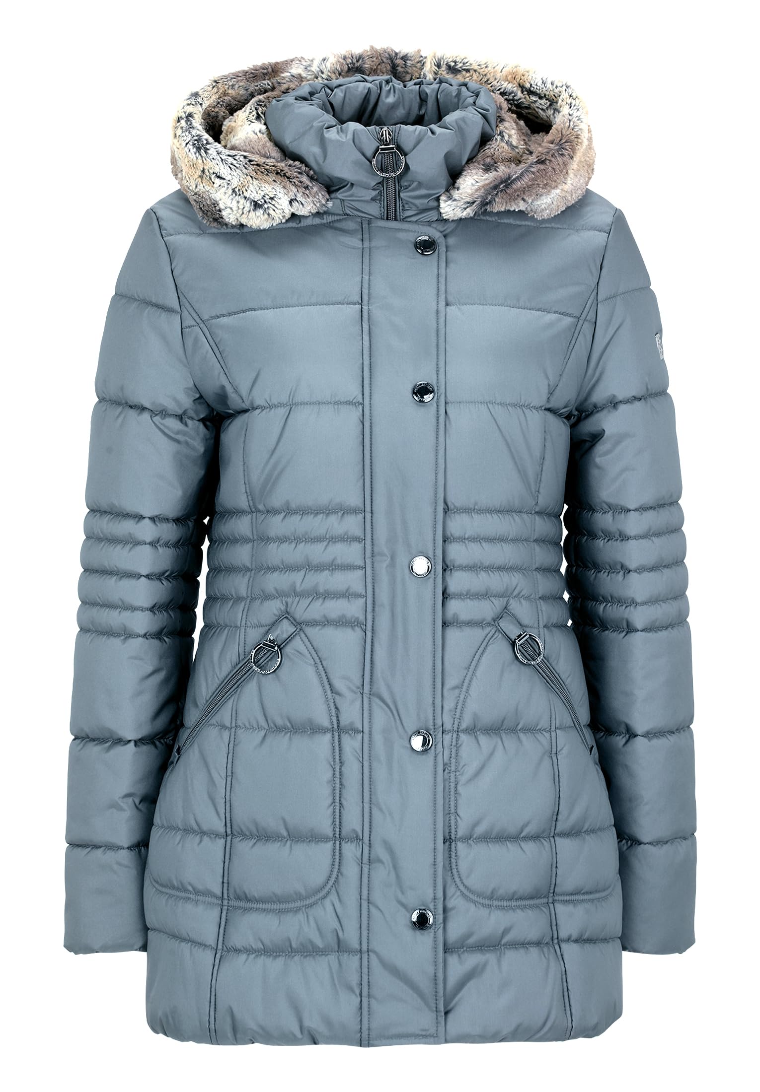 Betty Barclay Damen Outdoorjacke mit Abnehmbarer Kapuze