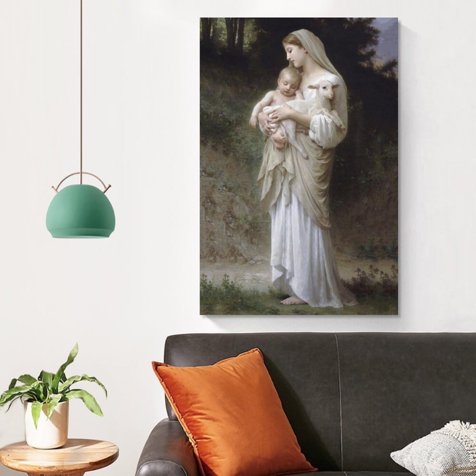 額装品/Figura/ホセ マリア イトゥラルデ/ポスター Amazon.co.jp: イエスと聖母マリアの赤ちゃんの肖像画ポスター