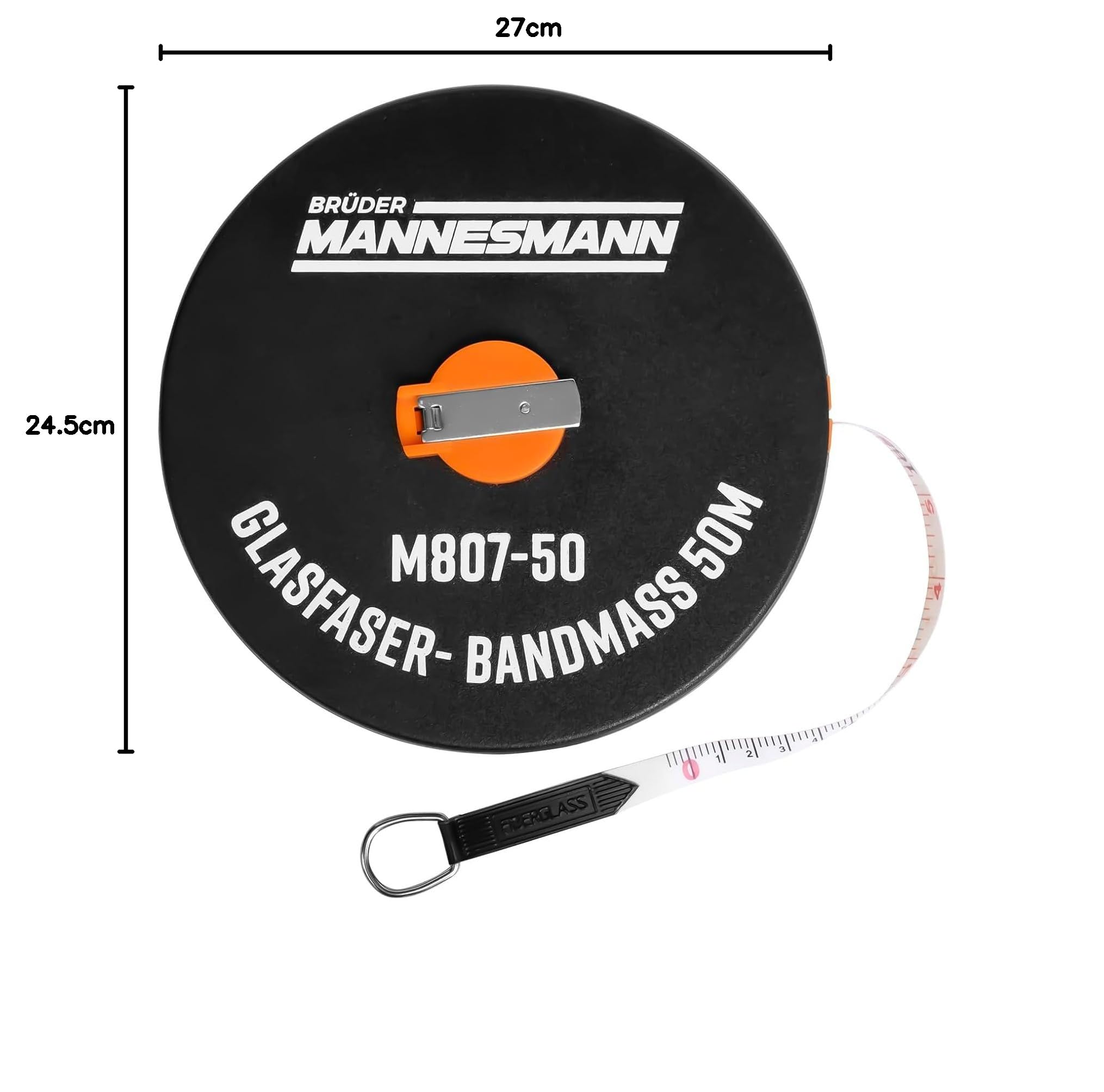 Brüder Mannesmann Werkzeuge M 807-50 taśma miernicza 50 m