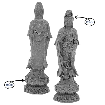 Amazon.co.jp: 仏像 石像 ブッダ 石の装飾 家のための彫像