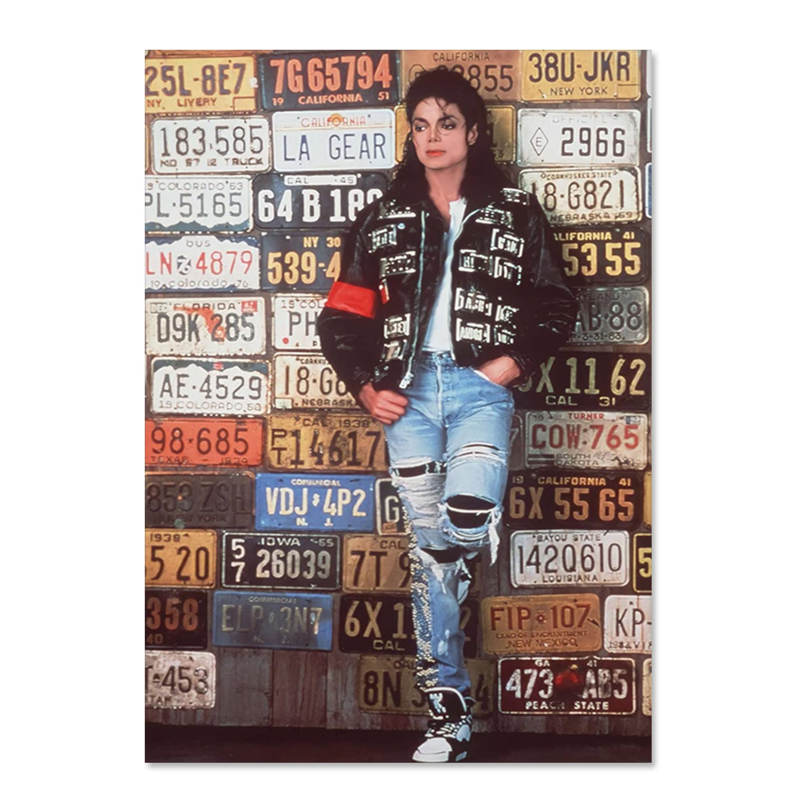 Maybort Posters Print, Michael Merch Jackson Poster Decor Wall Art for Home Bedroom Office Dorm Room Decoration 16"x24"