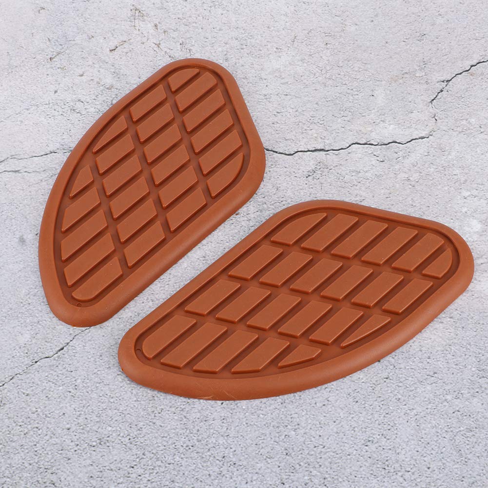 Motorrad Tank Pads Aus Gummi | Universal Tankschutz Für Knie | Schwarze Traction Pads, Selbstklebend