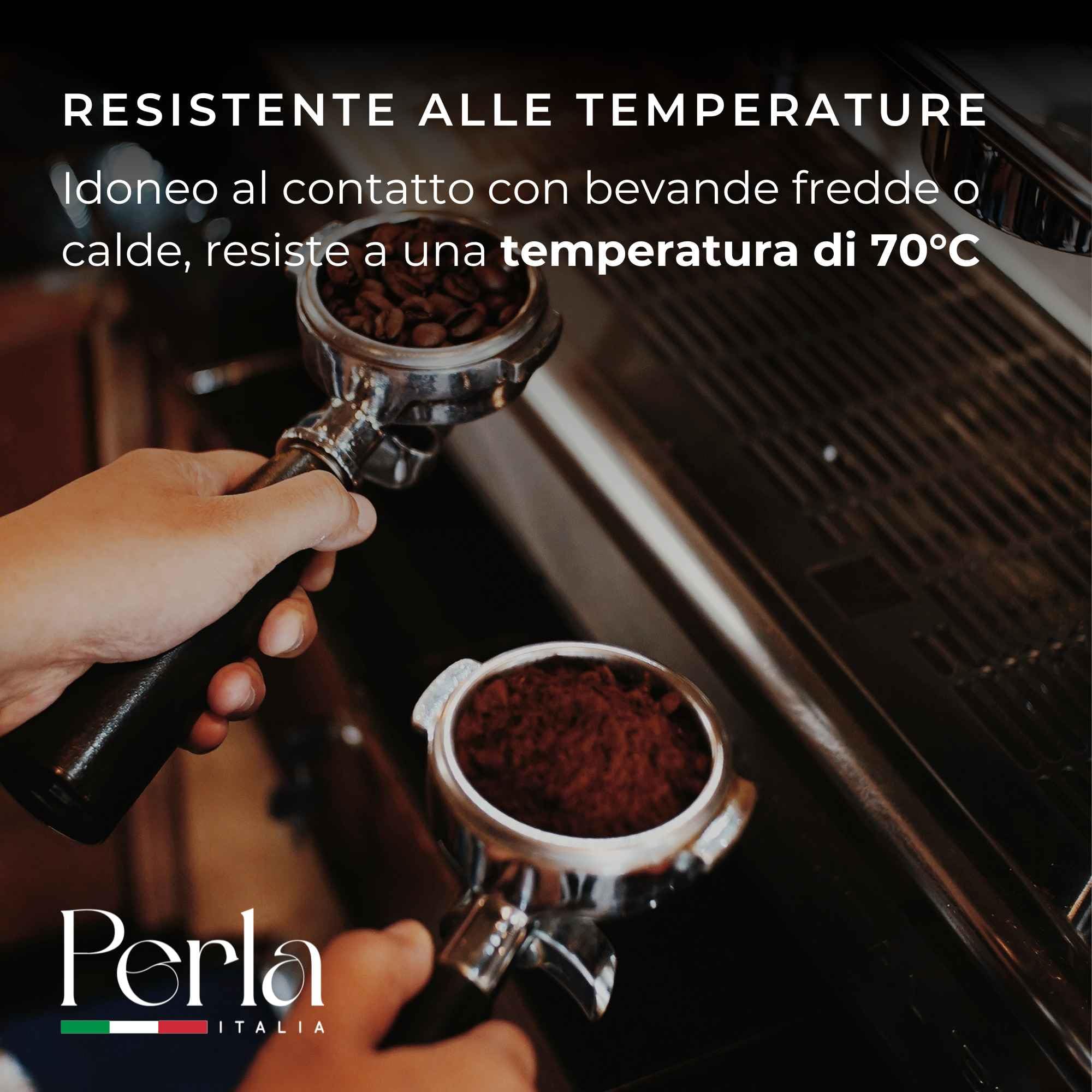 Perla Italia - 1000 Bicchierini Caffe Carta 75ml - Bicchieri Caffè Monouso - Bicchierini da Caffè Usa e Getta