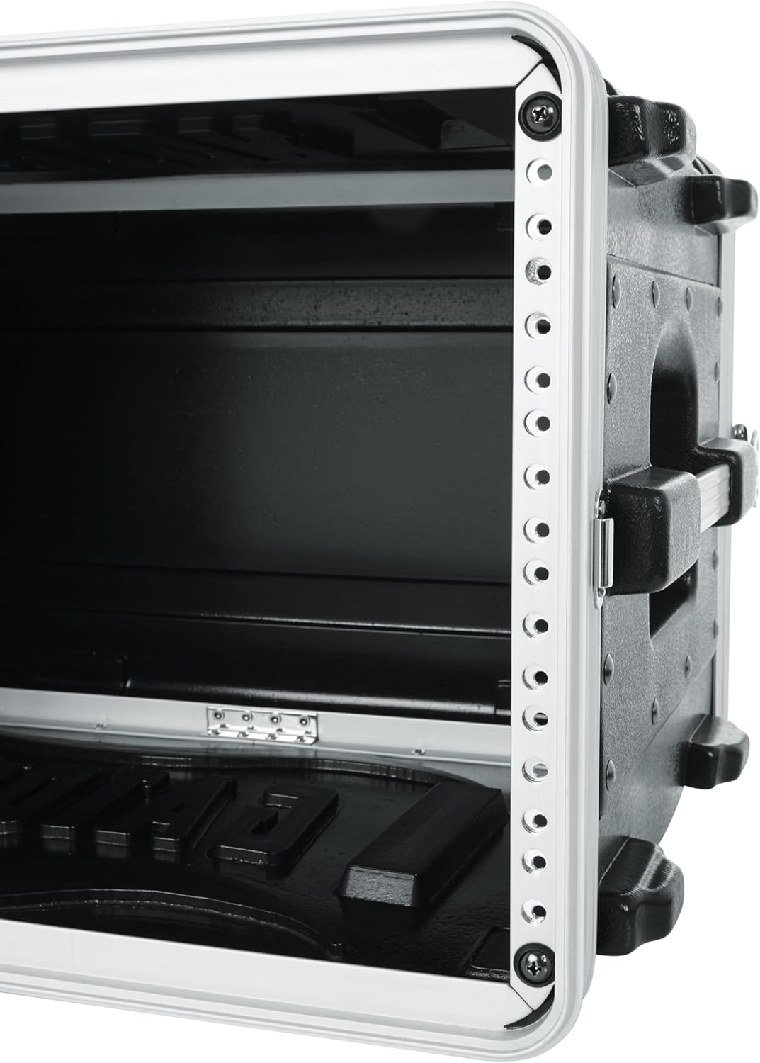Gator Cases Lightweight Molded 6U Rack Case with Heavy Duty Latches, Shallow 14.25" Depth (GR-6S)