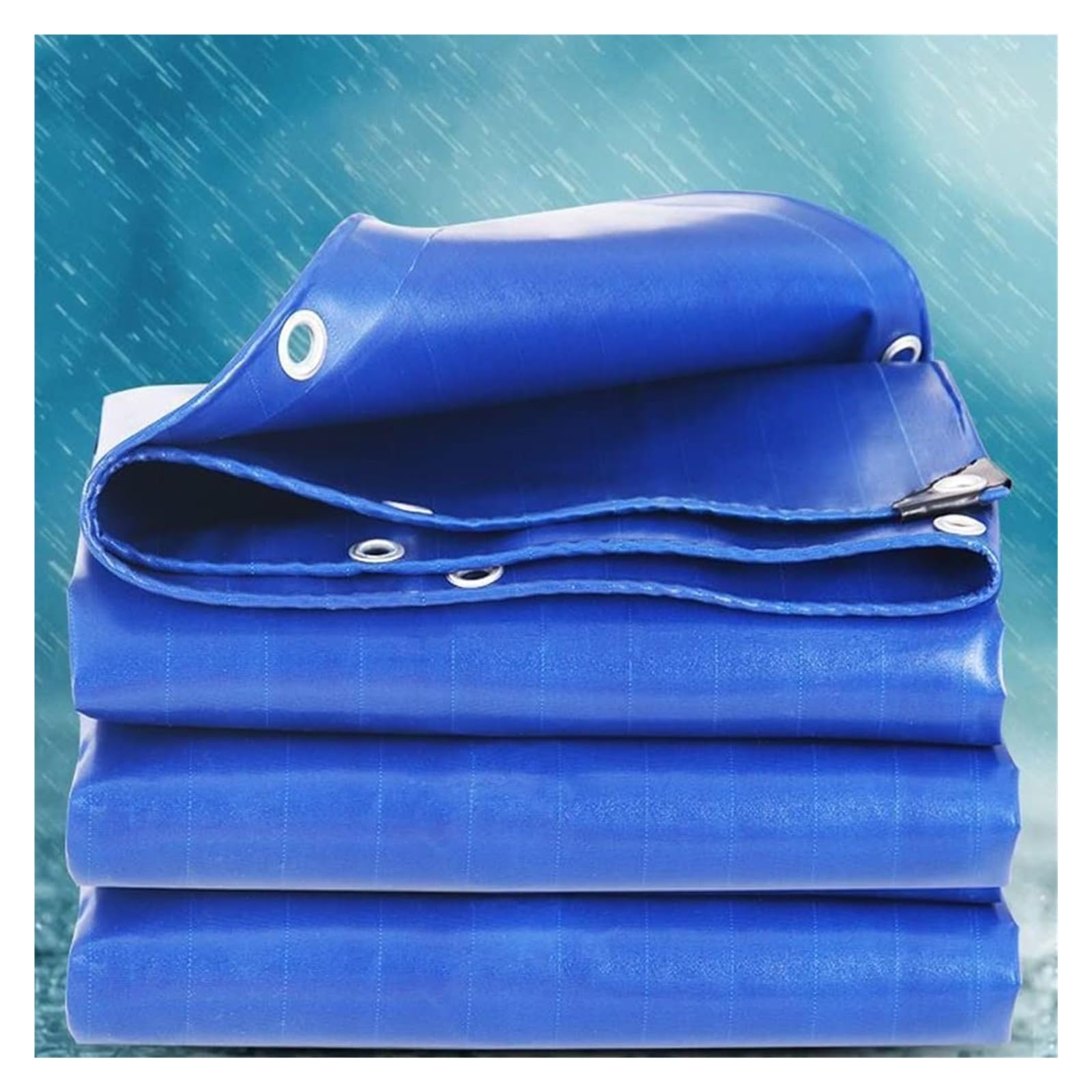 Serbatoio portatile per laghetti per pesci, in tela resistente, per allevamento di carpe koi, piscina per irrigazione da giardino, 0,8 x 1,5 x 0,5 m