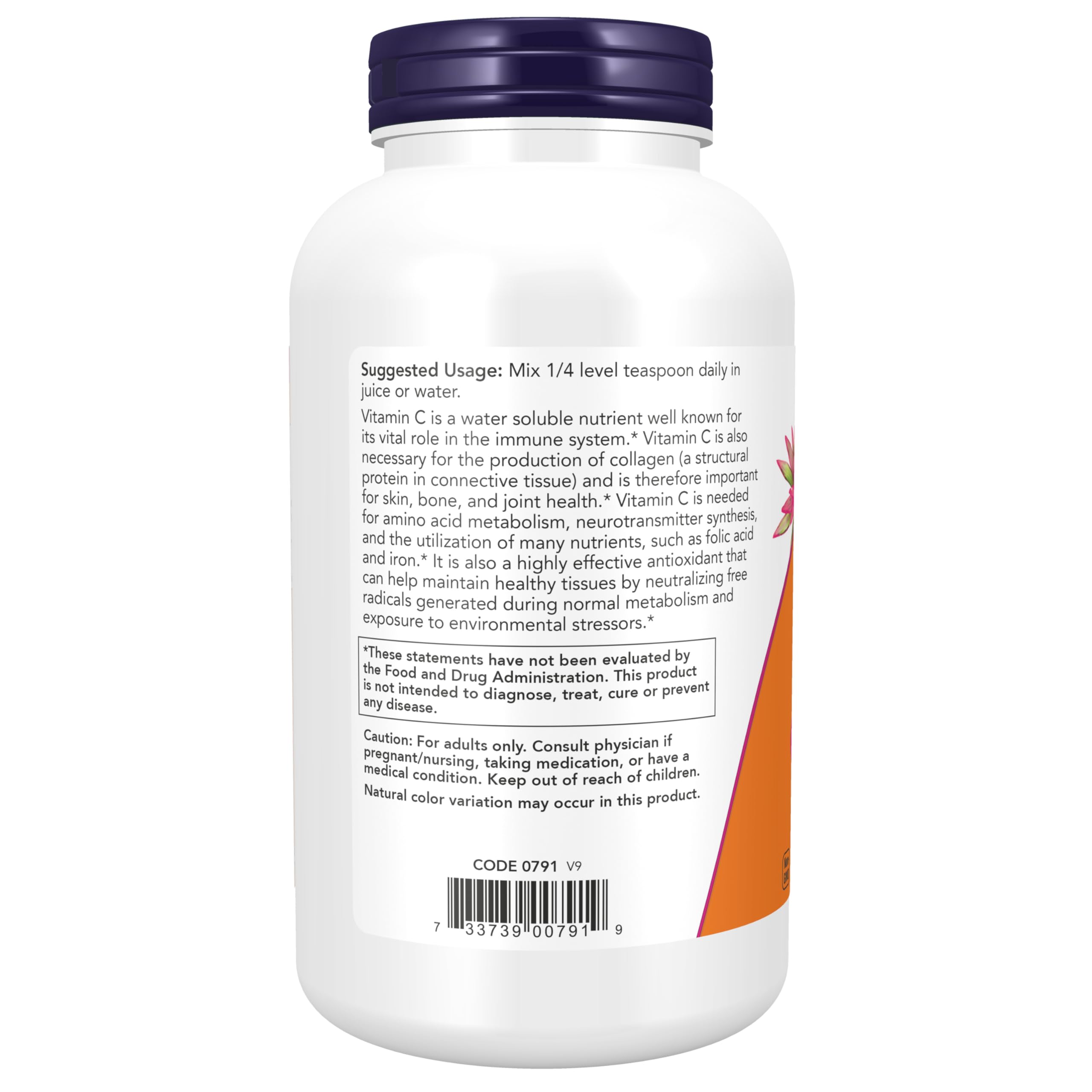 Now Supplements, Vitamin C Crystals (Ascorbic Acid), 1 lb — Amazon image 3