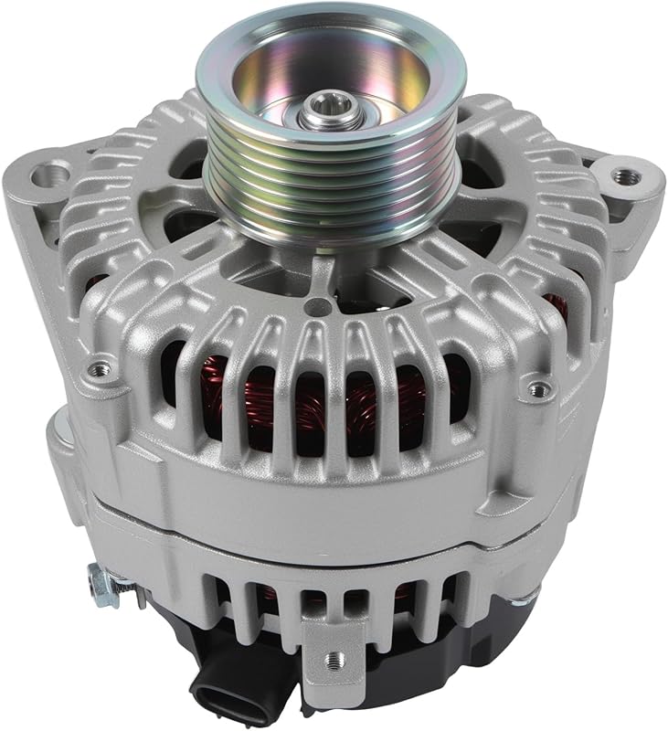 Alternador YOMALL 11256 12 V 130 A com polia de 7 canais para Nissan, Infiniti e Suzuki – 1 unidade
