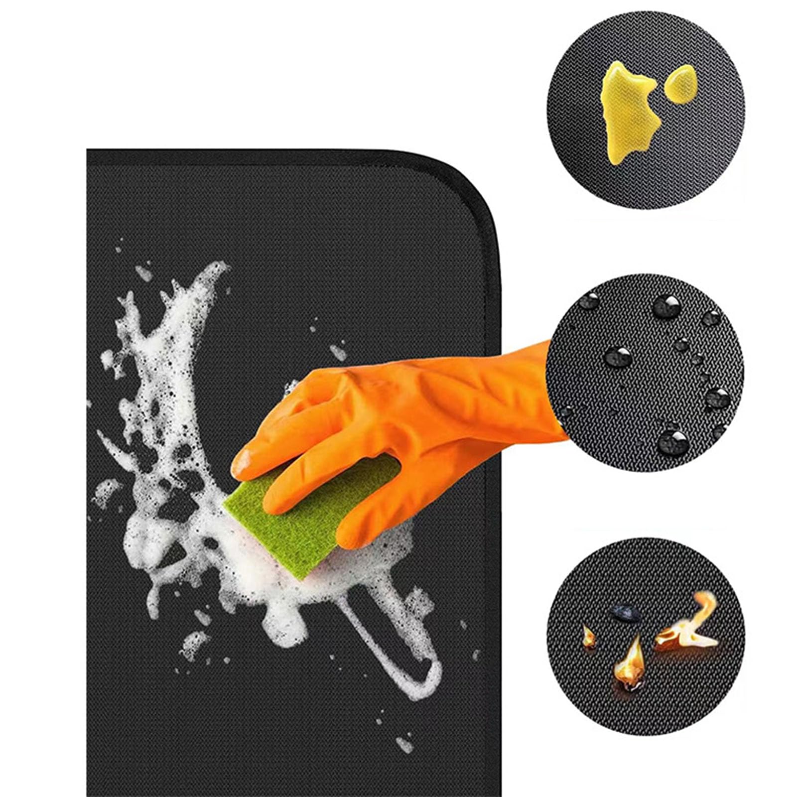 Tappetino extra large per grigliate, protezione da esterni, protezione per terrazza, patio, barbecue