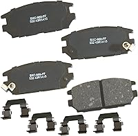 Vista 62 de Pastillas de freno traseras cerámicas Bendix Premium SBC1337 para Cadillac CTS 2014-2008, SRX 2016-2010, Chevrolet Camaro 2015-2010, Saab 9-4X 2011