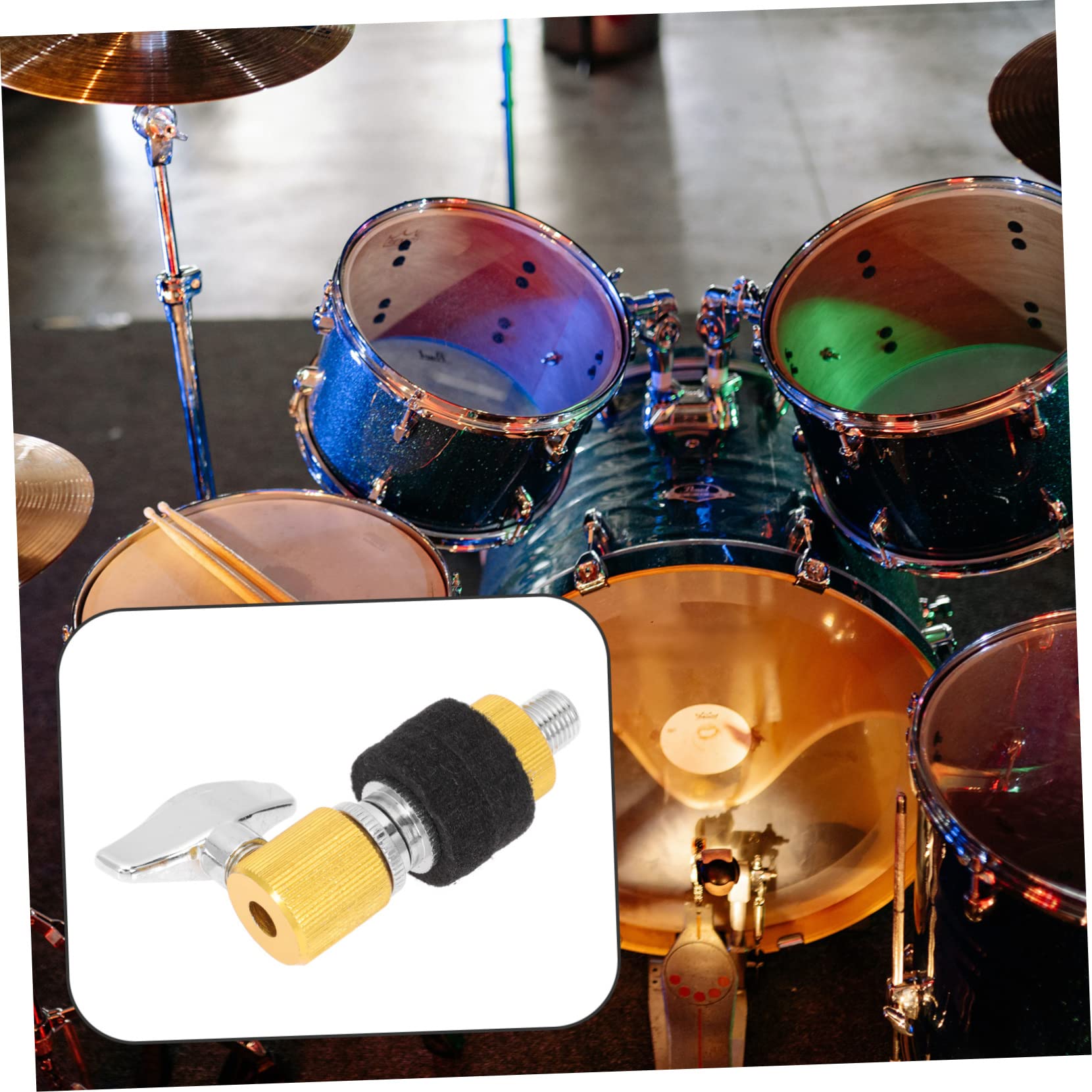 ibasenice 3pcs Set Hi-hat Cymbal Clutch Drum Kit Accessory Sturdy Drum Set Rack Mount